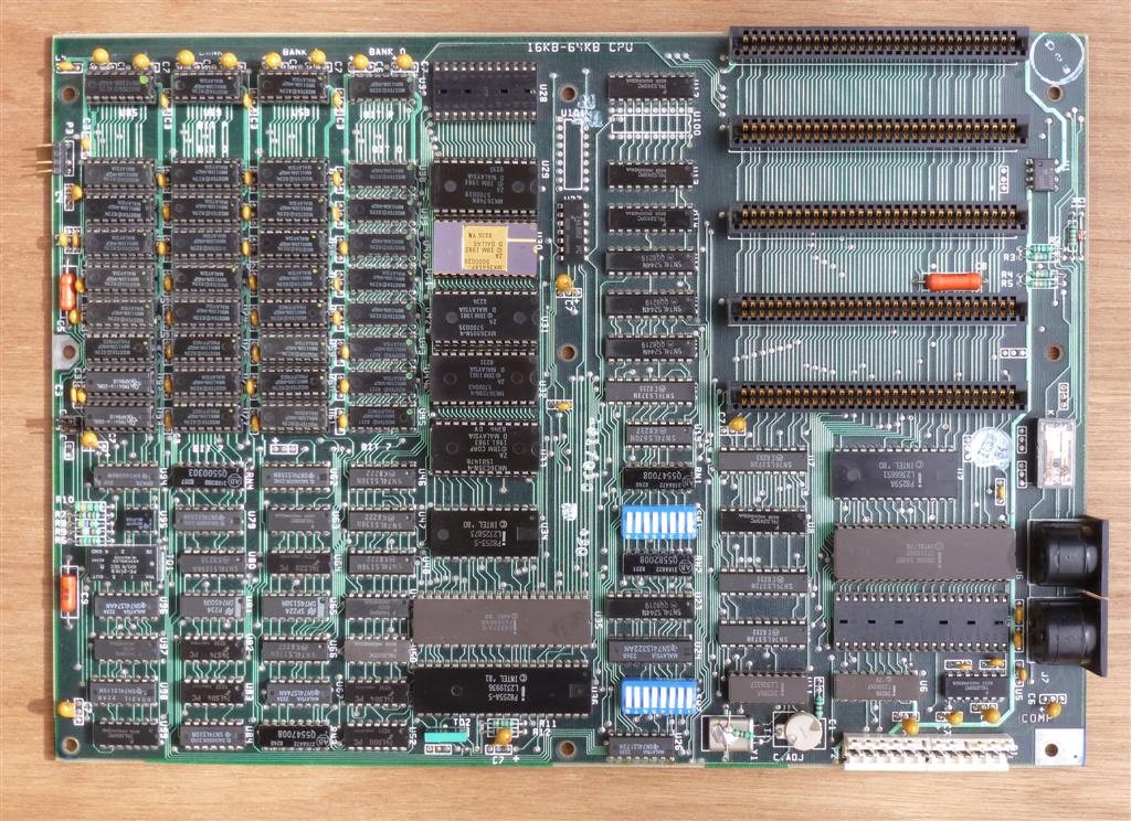 İlk Anakart IBM 1982, model 5150