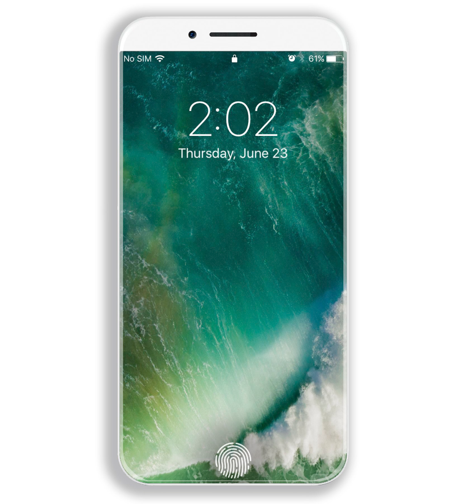 OLED ekranlı iPhone 8 konsept tasarımı.